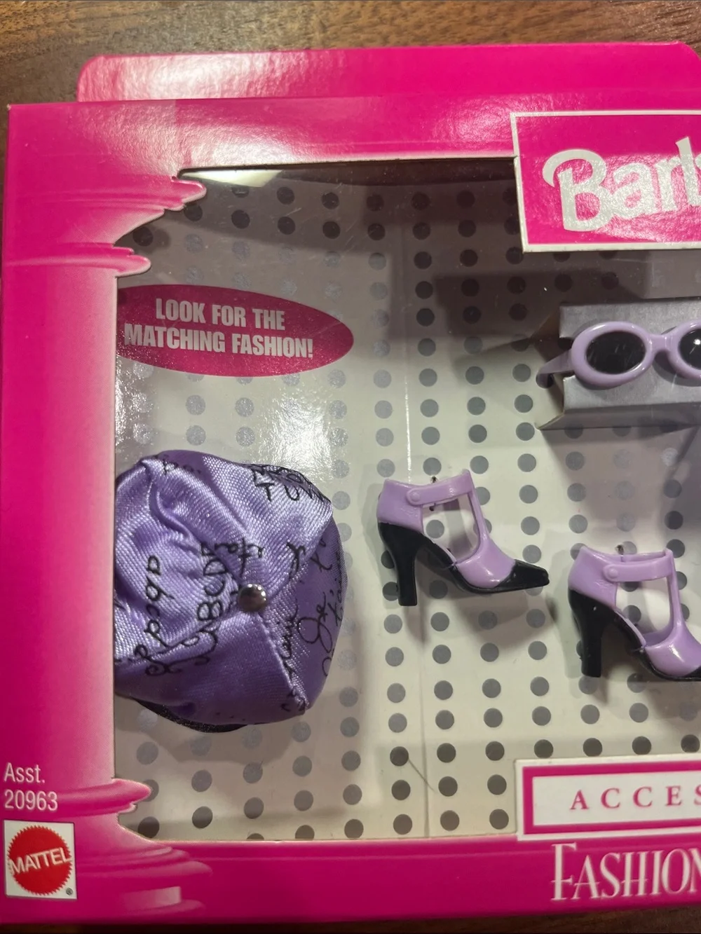 Barbie lavender satin